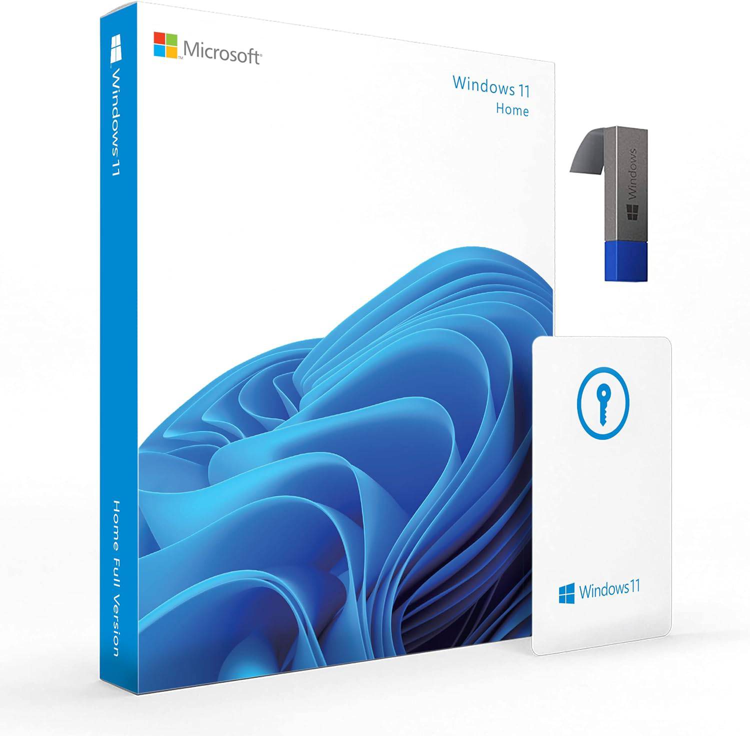 Windows 11 Home 64-bit USB with Retail Lifetime License Key for 1 PC |  Brand New Sealed Box | Australian Stock [HAJ-00090]