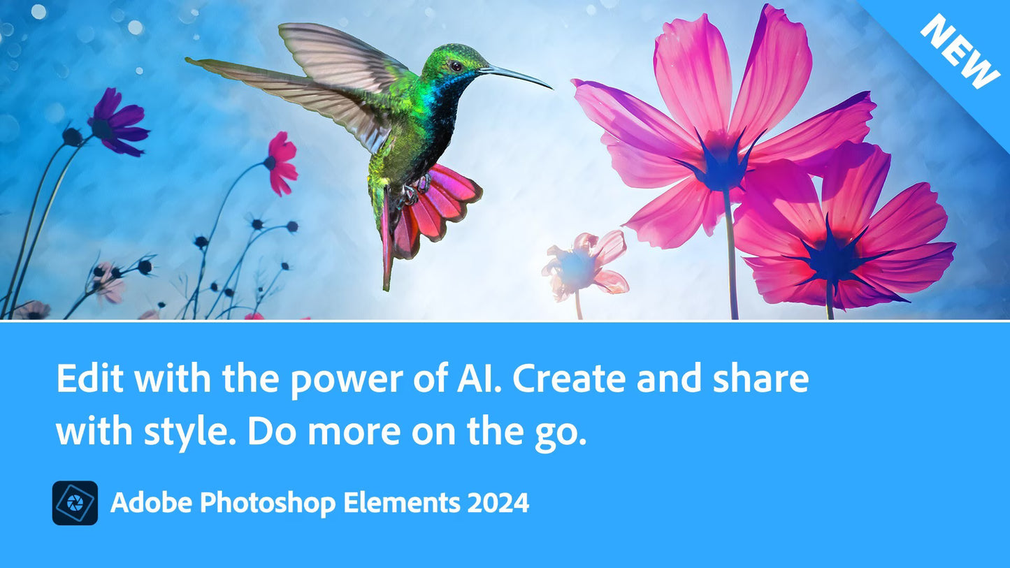 Adobe Photoshop Elements 2024 | Full Version | Genuine Lifetime License | Australian Stock - INFINITE-ITECH