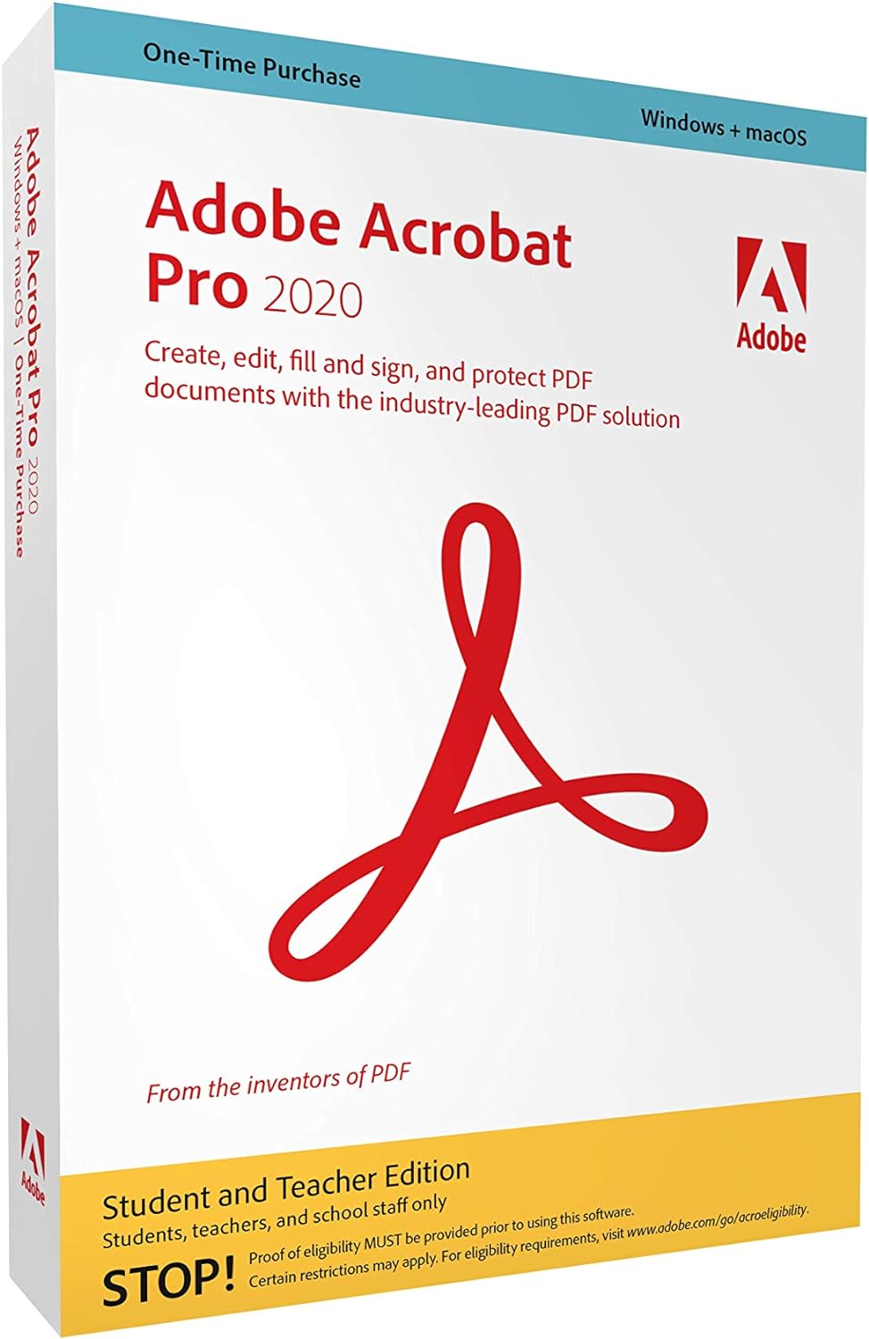 Adobe Acrobat Pro 2020 Student and Teacher | Full Version | Genuine Lifetime License | Australian Stock - INFINITE-ITECH
