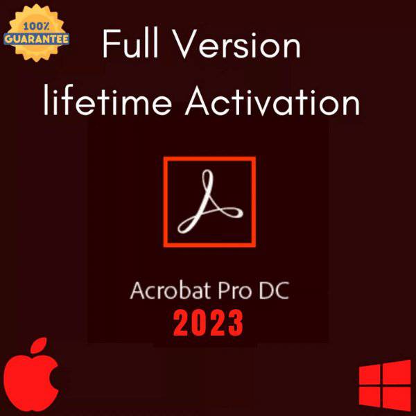 Adobe Acrobat Pro DC 2023 | Full Version | Lifetime License for 1 PC or MAC | Australian Stock - INFINITE-ITECH