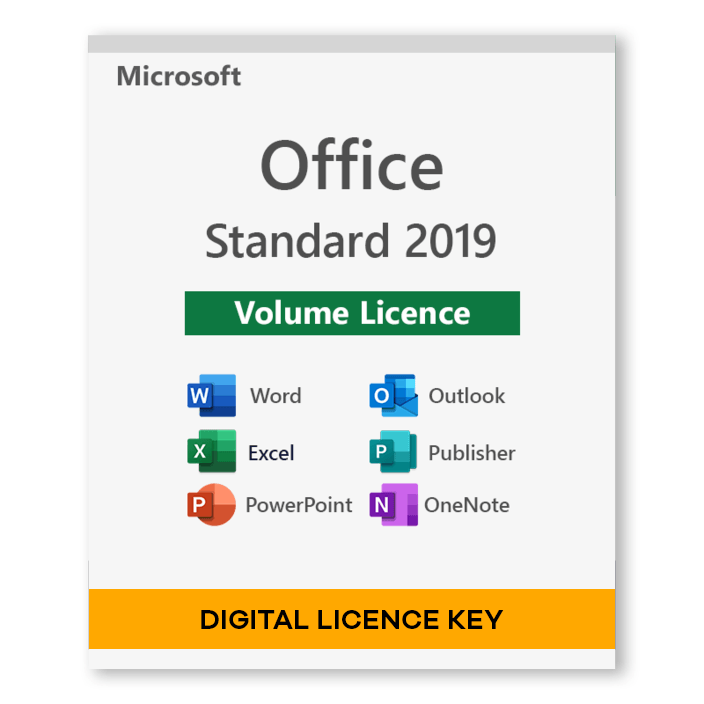 Microsoft Office 2019 Standard Volume Licence - Digital Licence - INFINITE-ITECH