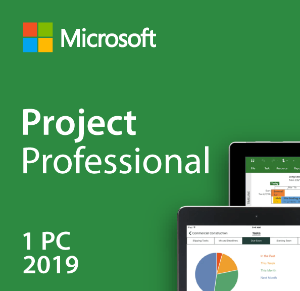 Microsoft Project Professional 2019 | License Activation Key for 1 PC | Full Version | Australian Stock - INFINITE-ITECH