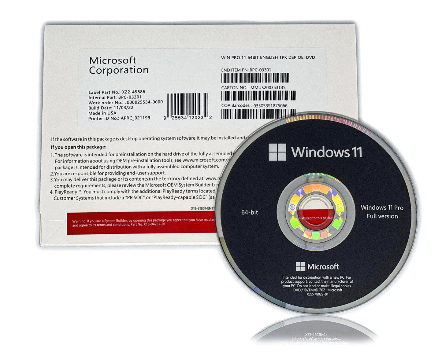 Microsoft Windows 11 Pro 64-bit Retail USB with License Key for 1 PC | Brand New Sealed Box | Australian Stock [HAV-00163] - INFINITE-ITECH