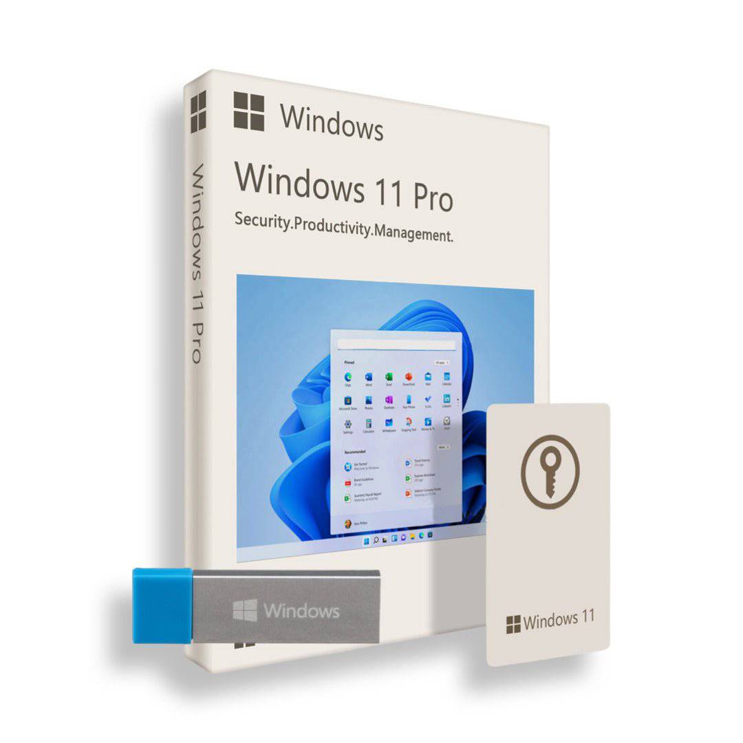 Microsoft Windows 11 Pro Retail FPP 64-Bit English USB Flash Drive | License Activation Key for 1 PC | Full Version | HAV-00163 | Australian Stock - INFINITE-ITECH