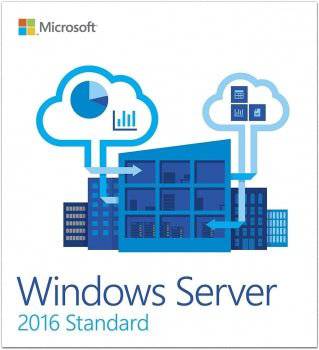 Microsoft Windows Server 2016 Standard Edition 16CORE Licence Key with OEM DVD - INFINITE-ITECH